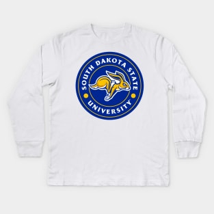 South Dakota State University - Jackrabbit Logo Kids Long Sleeve T-Shirt